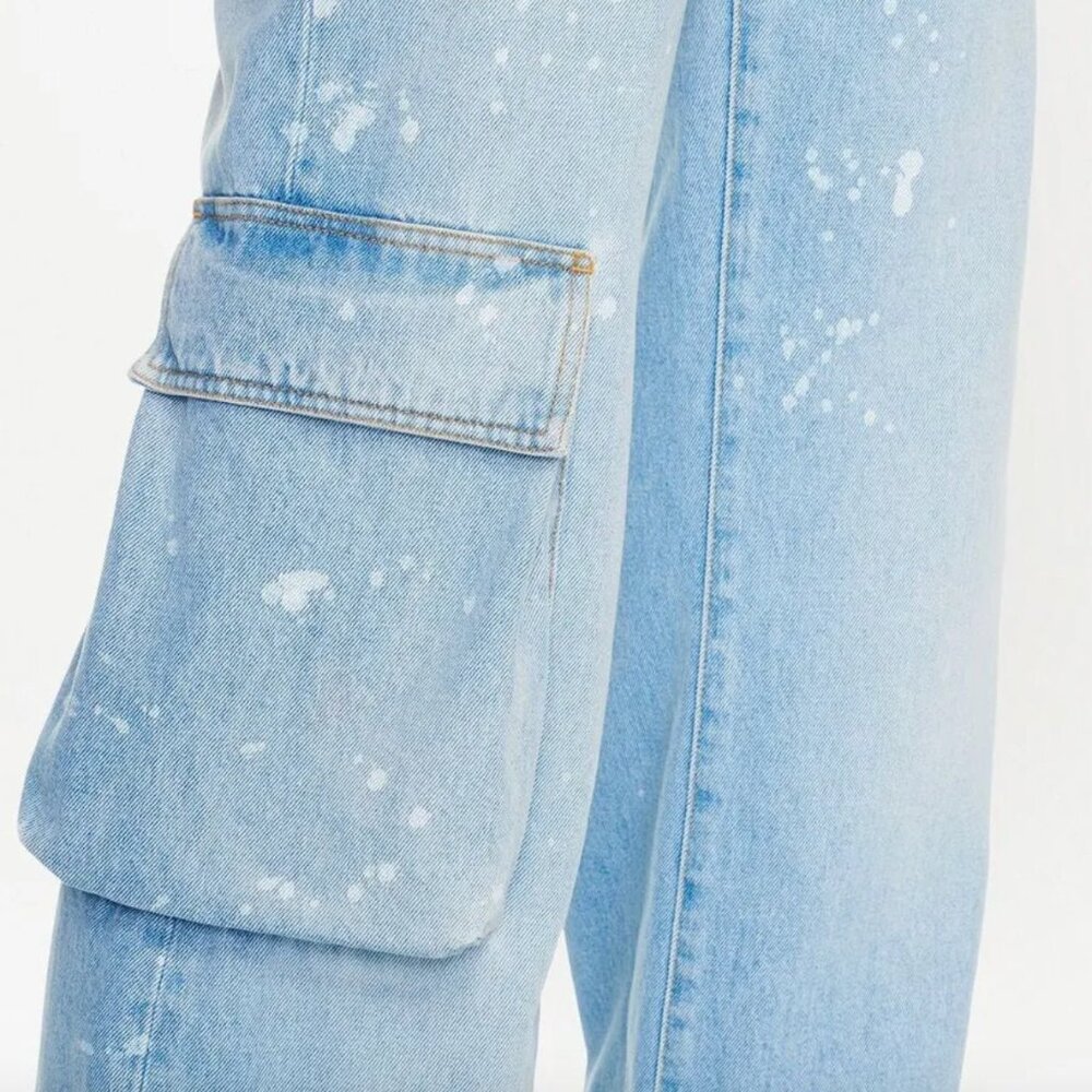 Off-White Painted Toybox Extralong Cargo Jeans - Picture 6 of 13